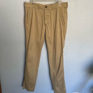 Abercrombie & Fitch Tan Chino Pants